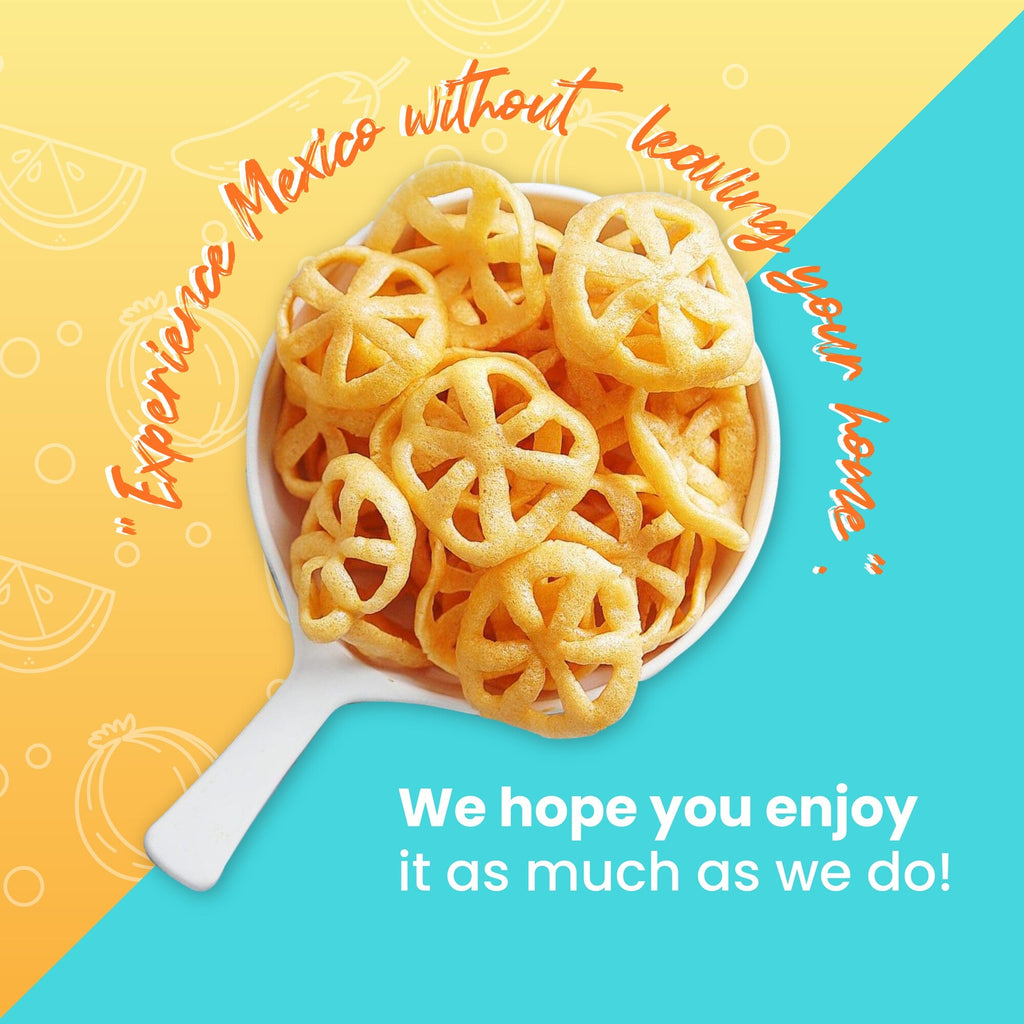 Chicharrones de Rueda | Fried Wheat Wheels | 3 oz
