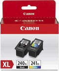 New, Pre-Owned - Canon 240XL/241XL Black and Color Combo Pack High-Yield Ink Cartridge