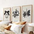 Vintage Rustic Christmas 3 Piece Wall Art Set