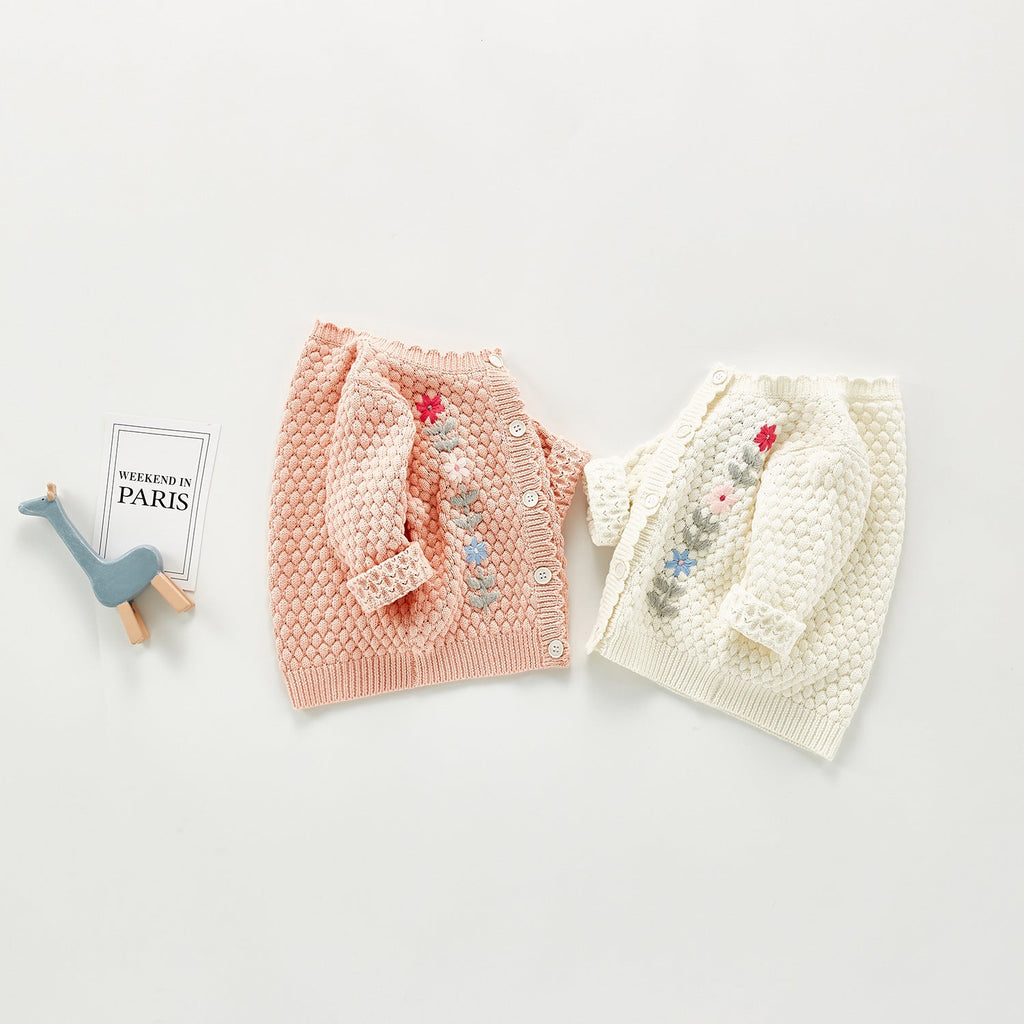 Hand-embroidered Jacket Top All-match Cardigan