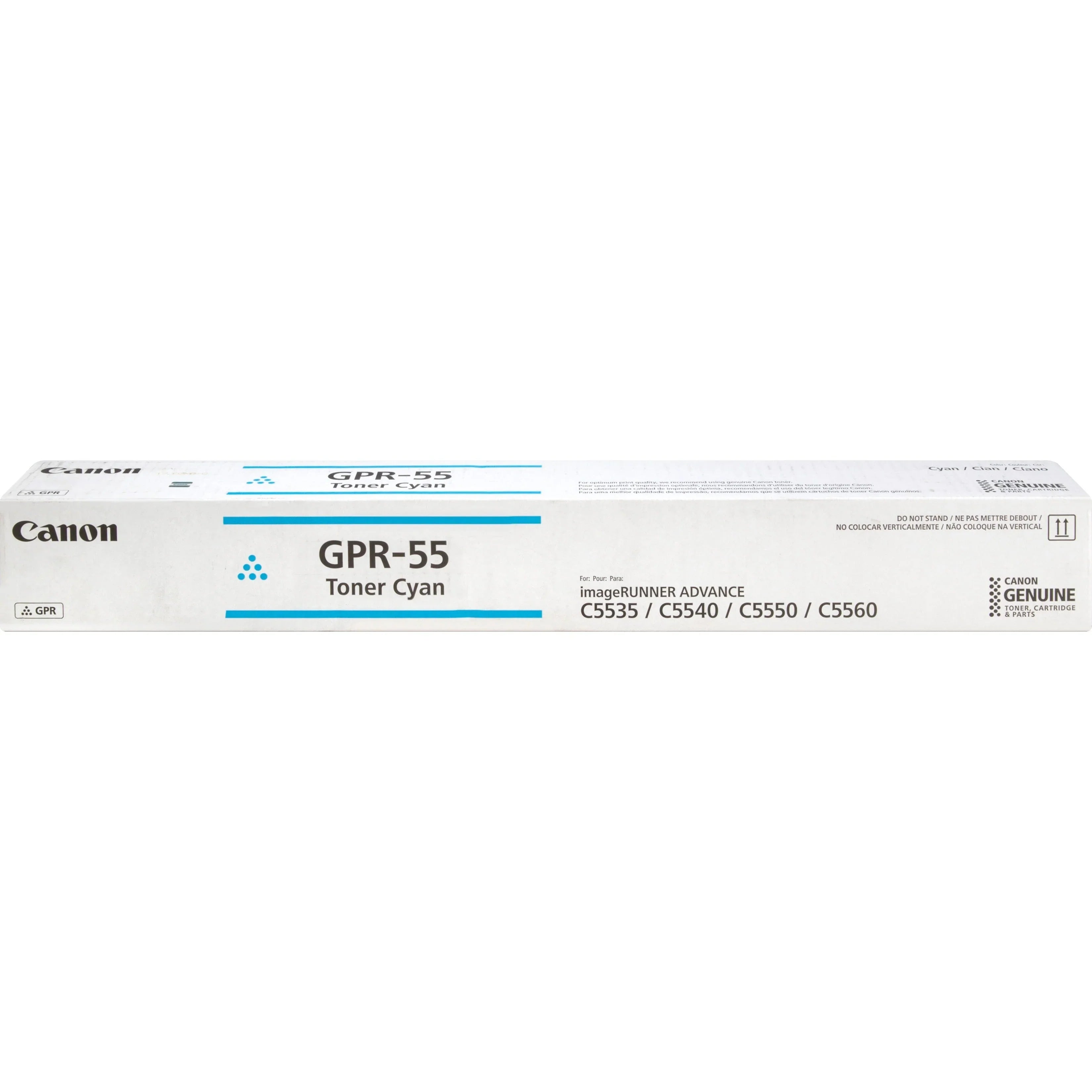 New, Pre-Owned - Canon GPR-55 Cyan Toner Cartridge, 0482C003AA