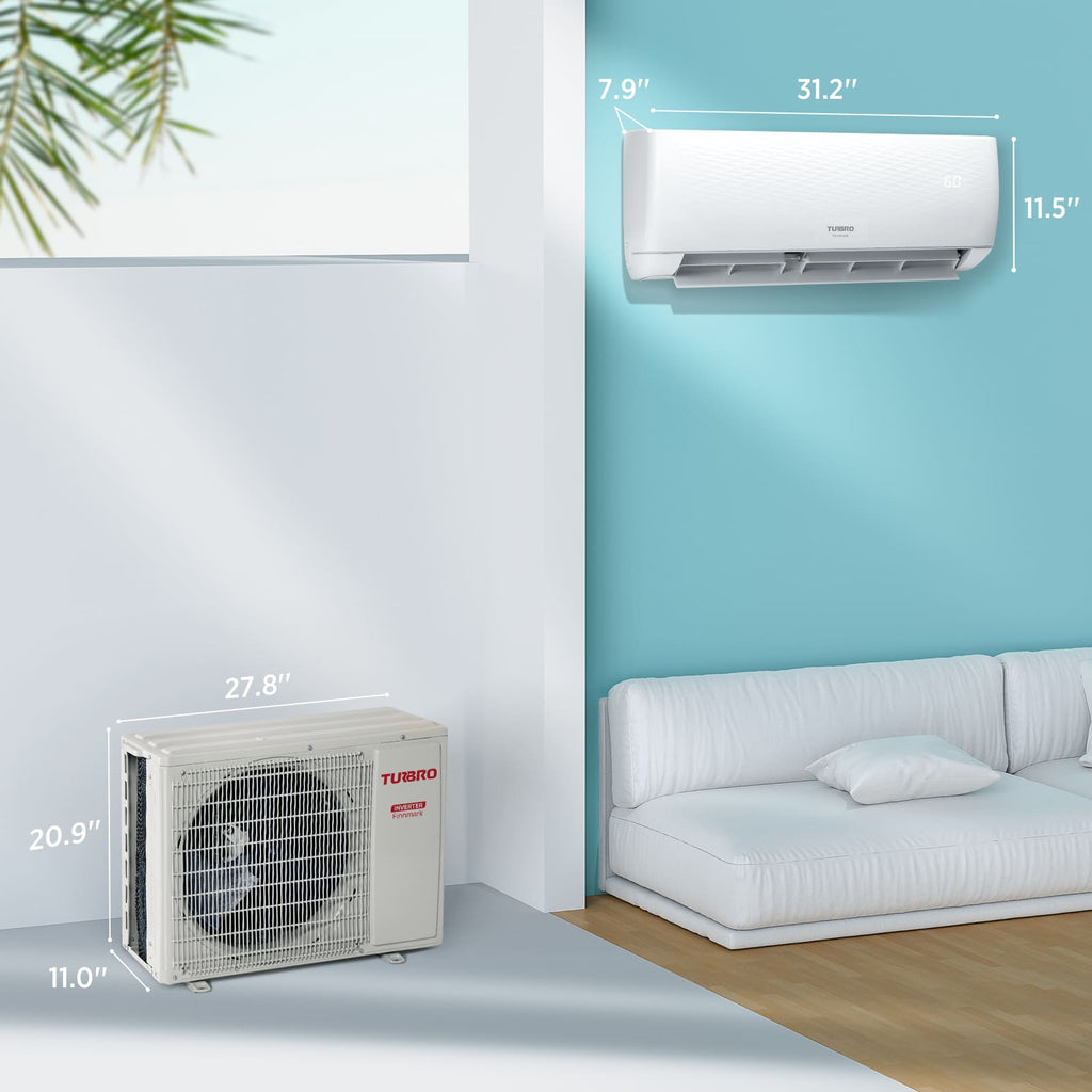 Finnmark 12,000 BTU Single Zone Mini Split AC (R32)