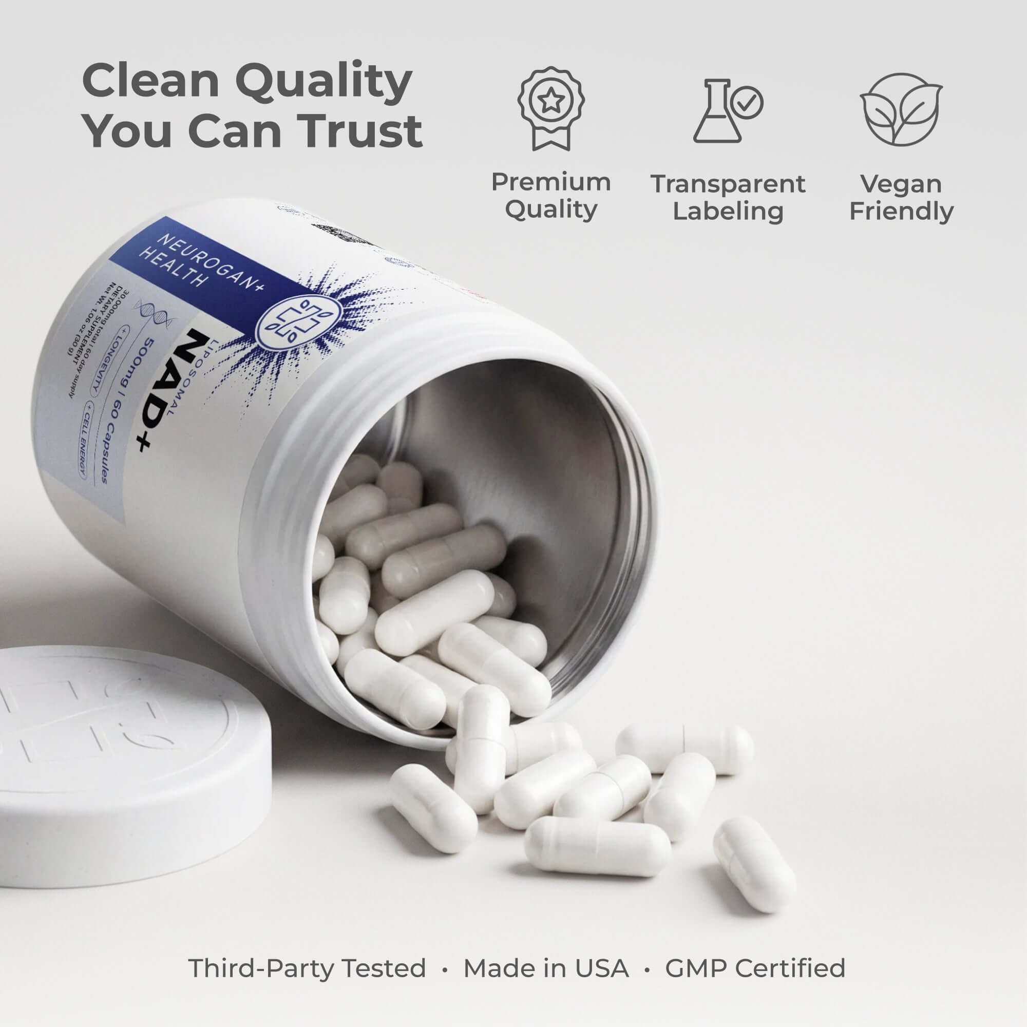 Liposomal NAD+ Capsules