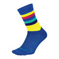 DeFeet Aireator 6" Socks Maverick Blue/Neon Yellow M Pair