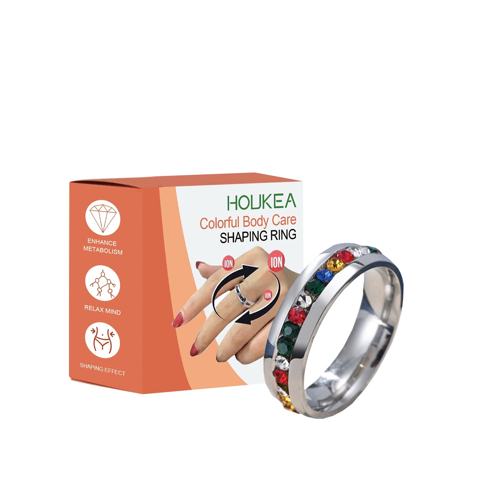 Colored Rings Colored Rings Beautiful Simple Accessories Body Care Daily Fashion Trend Accessories