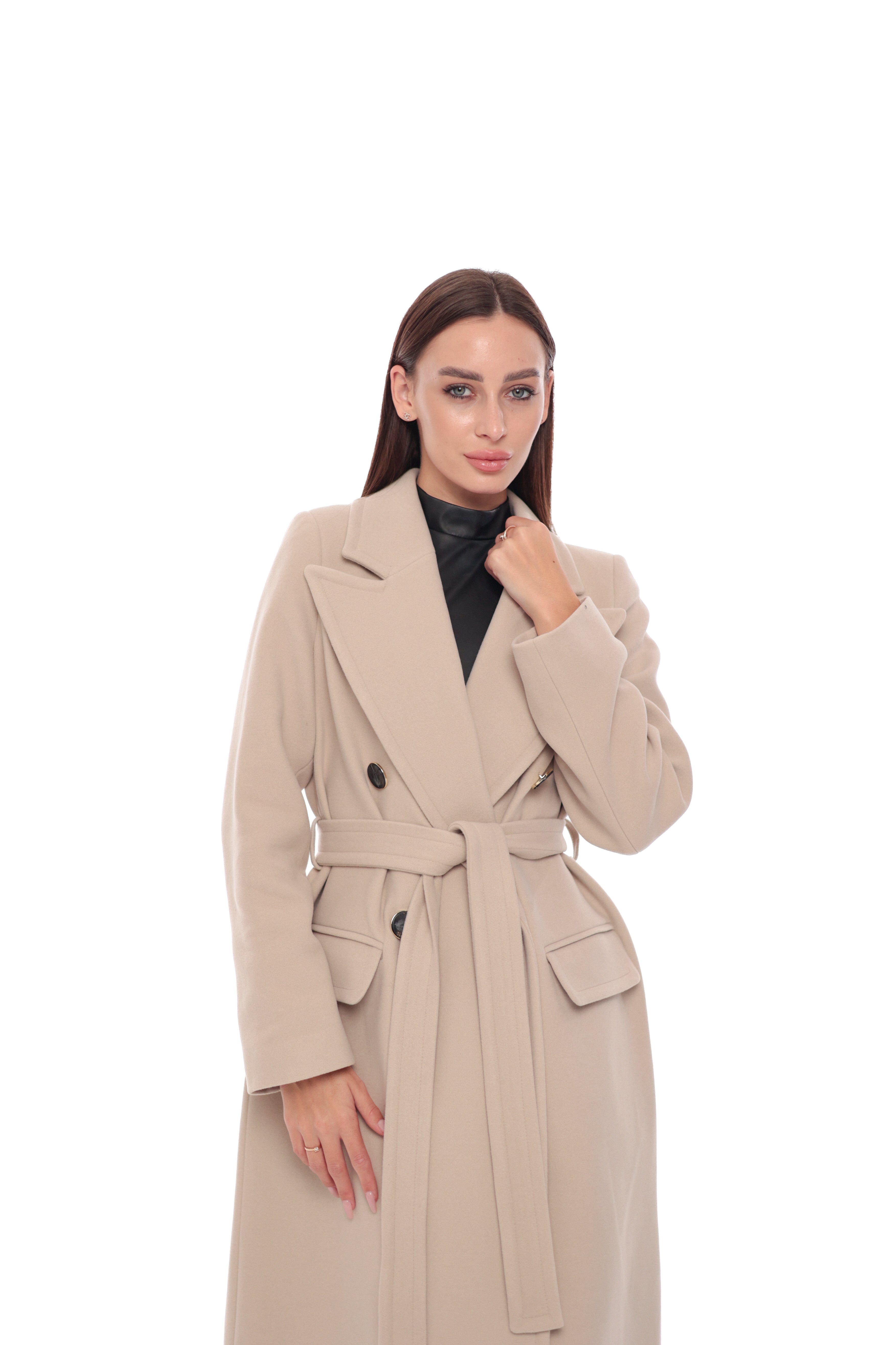 Pre-Order. Re-Stock Ships April 15, 2026. Stella Wool Blend Overcoat