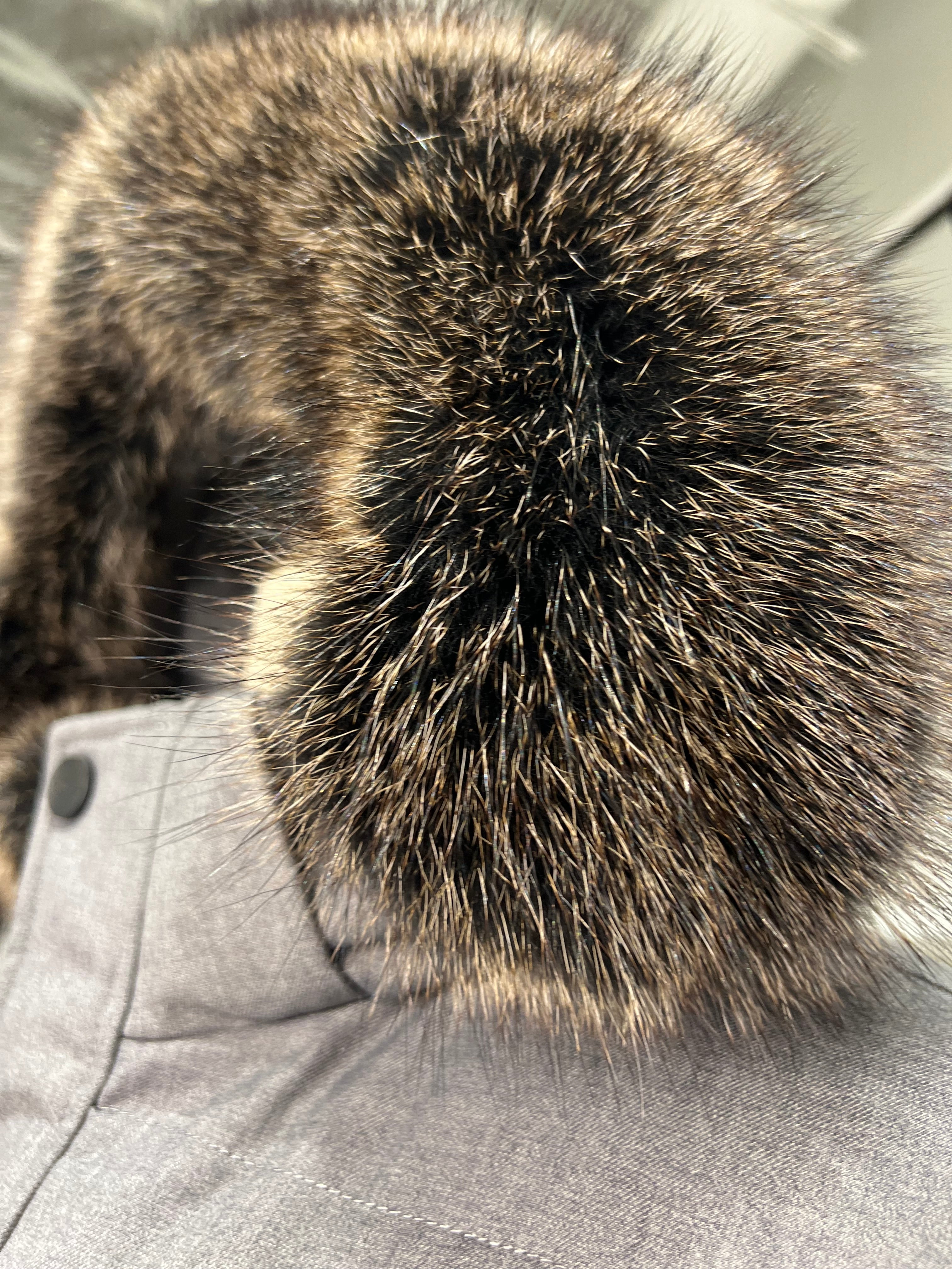 Men's Genuine Fur Trim Sorona® Fill Coat