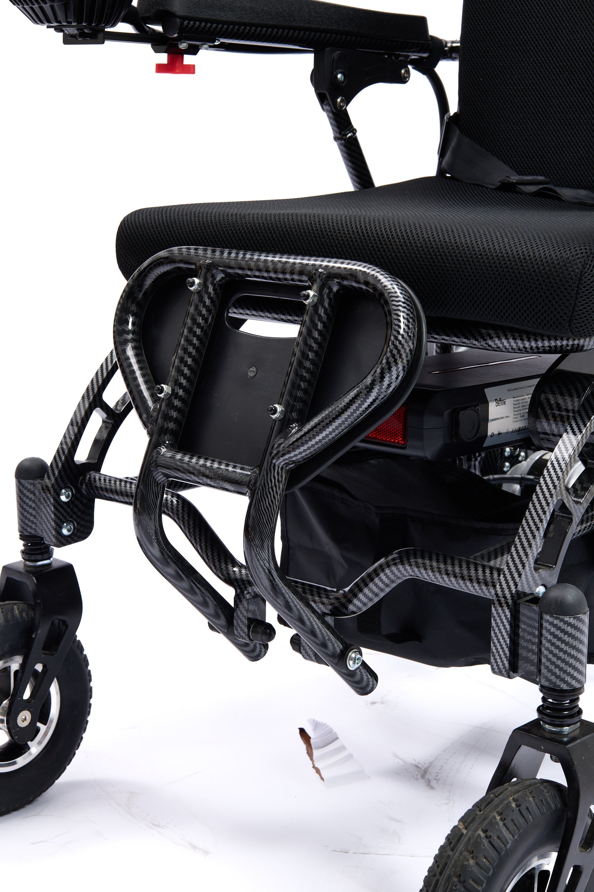 Wheelchair Electric Foldable All Terrain Aluminum 500W Dual Motor 41x24x39 In