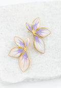 Fourish Lavender Leaf Earrings