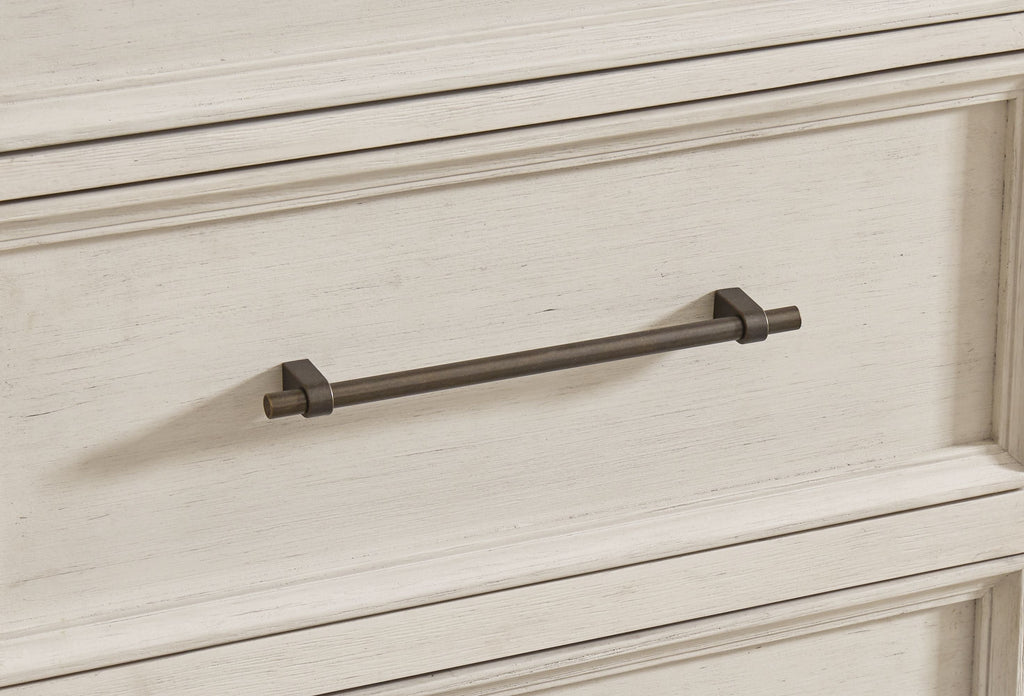 Shaybrock - Dresser And Mirror - Antique White / Brown