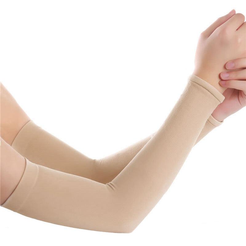 1 Pair One Size Women Cooling Anti-UV Arm Sleeves Girls Sun Protection Arm Covers For Ladies Running Riding Outdoor Sports UV Protection Cooling Arm Sleeves Women Outdoor Activities Workout Arm Sleeve