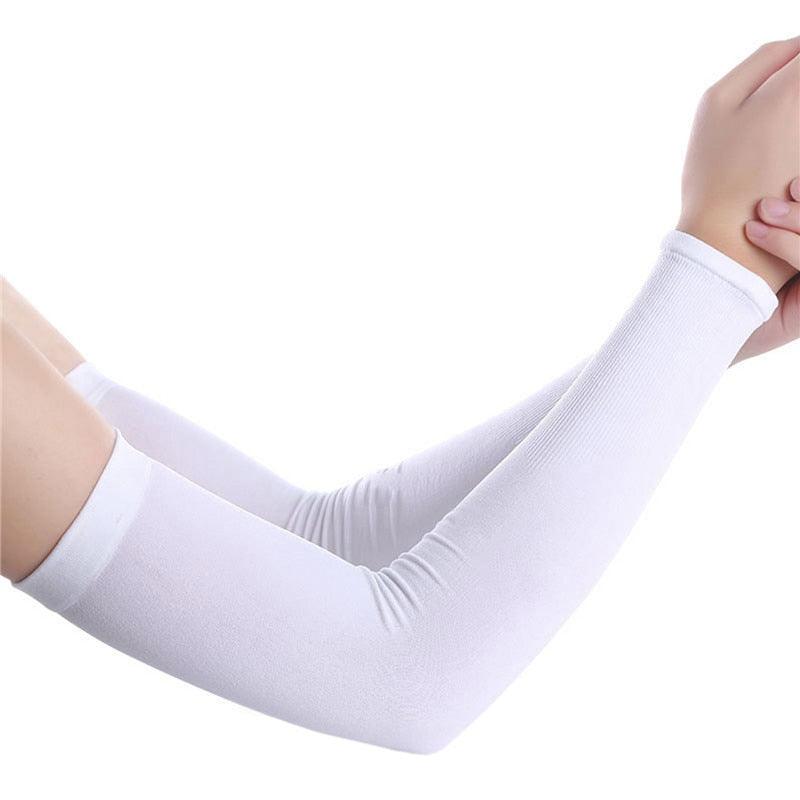 1 Pair One Size Women Cooling Anti-UV Arm Sleeves Girls Sun Protection Arm Covers For Ladies Running Riding Outdoor Sports UV Protection Cooling Arm Sleeves Women Outdoor Activities Workout Arm Sleeve
