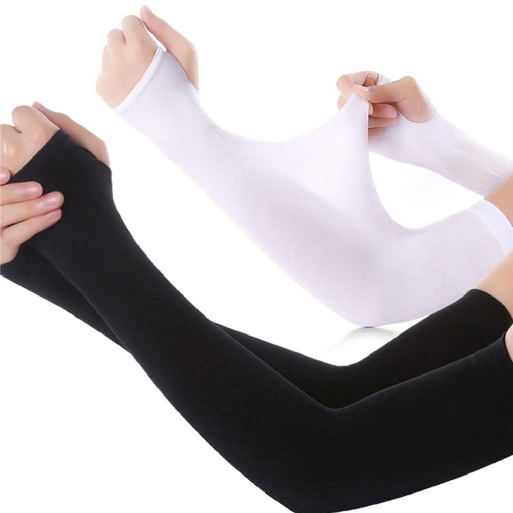 1 Pairs Arm Sleeves Warmers Sports Sleeve Sun UV Protection Hand Cover Cooling Warmer Running Fishing Cycling Sunscreen Sun Protection Arm Sleeves For Men  Women Arm Cover For Cycling Outdoor Sports