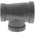 6" X 5" Black Cast Iron Flanged Reducer for Fire Systems