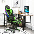 Gaming Chair Adjustable Swivel Computer Chair with Dynamic LED Lights
