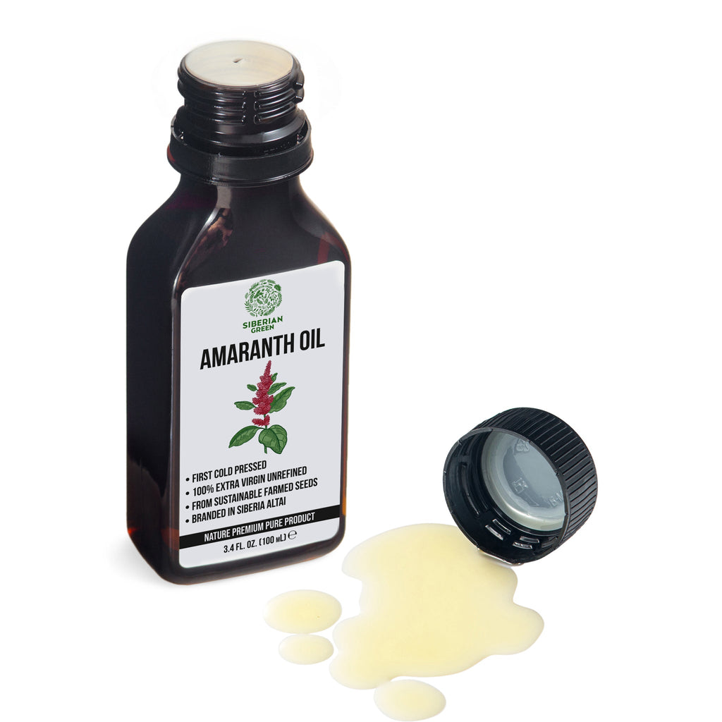 Amaranth Seed Oil 100 ml - Extra Virgin, Cold-Pressed, Premium Quality