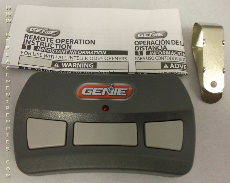 Substitute for Genie GITR-3 3-Button ACSCTG 390 MHz Intellicode Garage Door Opener Remote Control [G3TBX]
