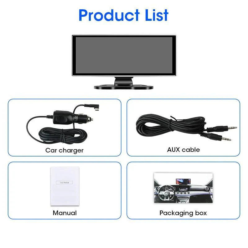 Dash Cam 10.11.26" with 4K Resolution and GPS