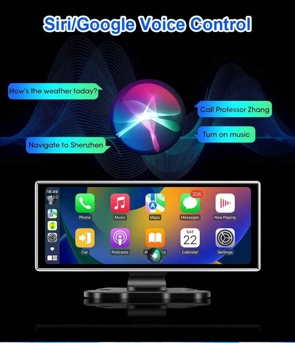 Dash Cam 10.11.26" with 4K Resolution and GPS