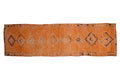 3x10 Vintage Distressed Kurd Rug Runner
