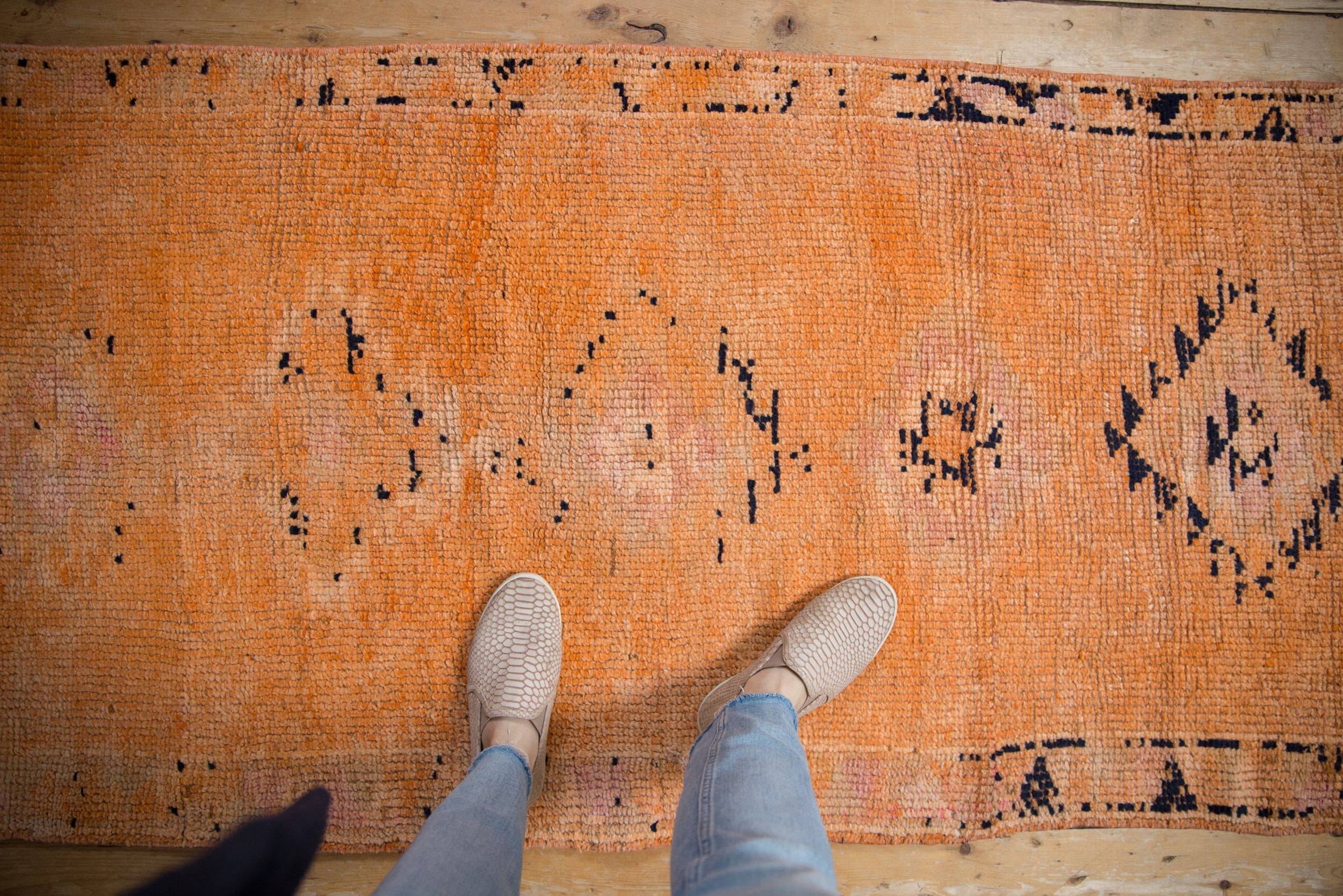 3x10 Vintage Distressed Kurd Rug Runner