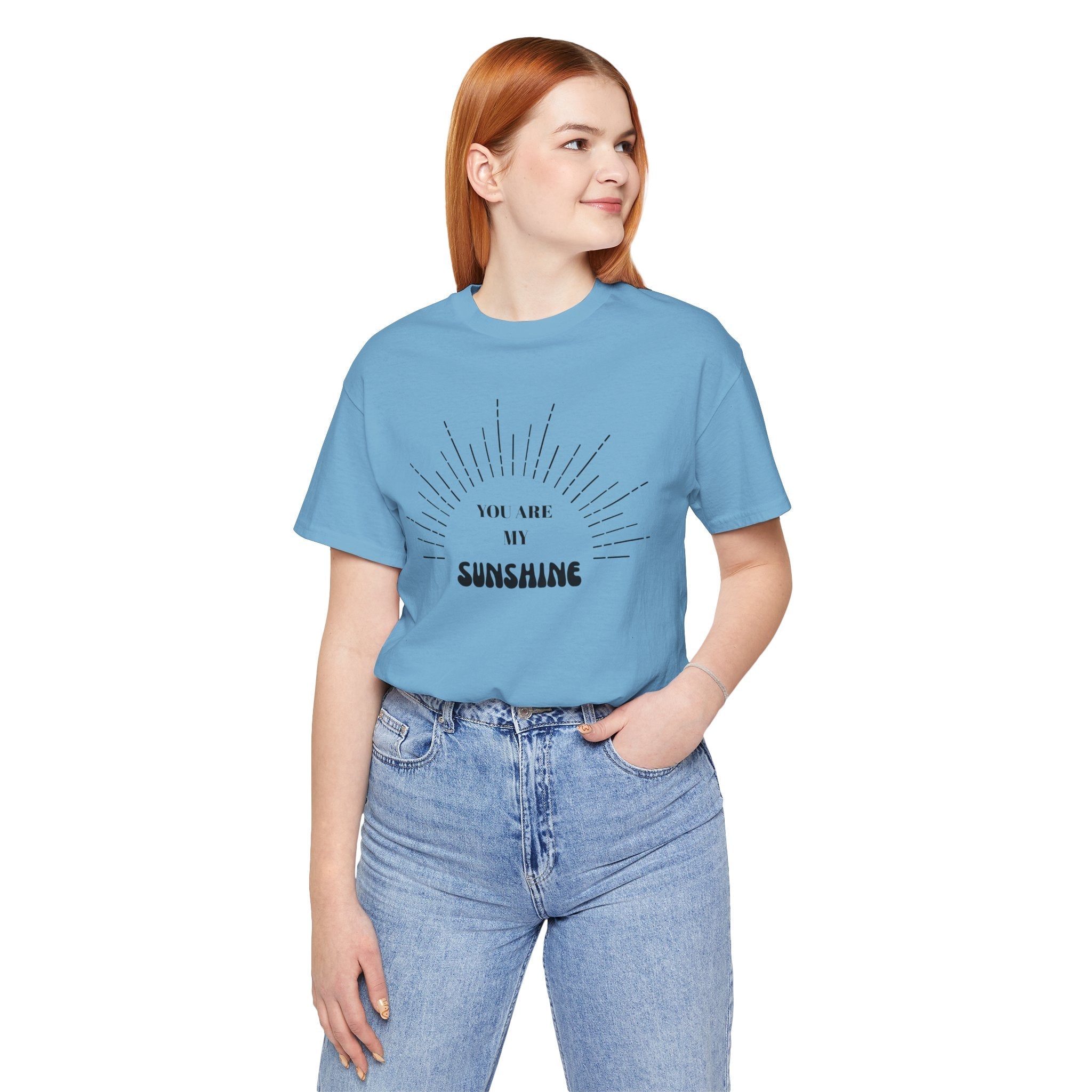 You Are My Sunshine Unisex Tee - Cute Gift, Casual Wear, Summer Style, Family Matching, Positive Message Shirt
