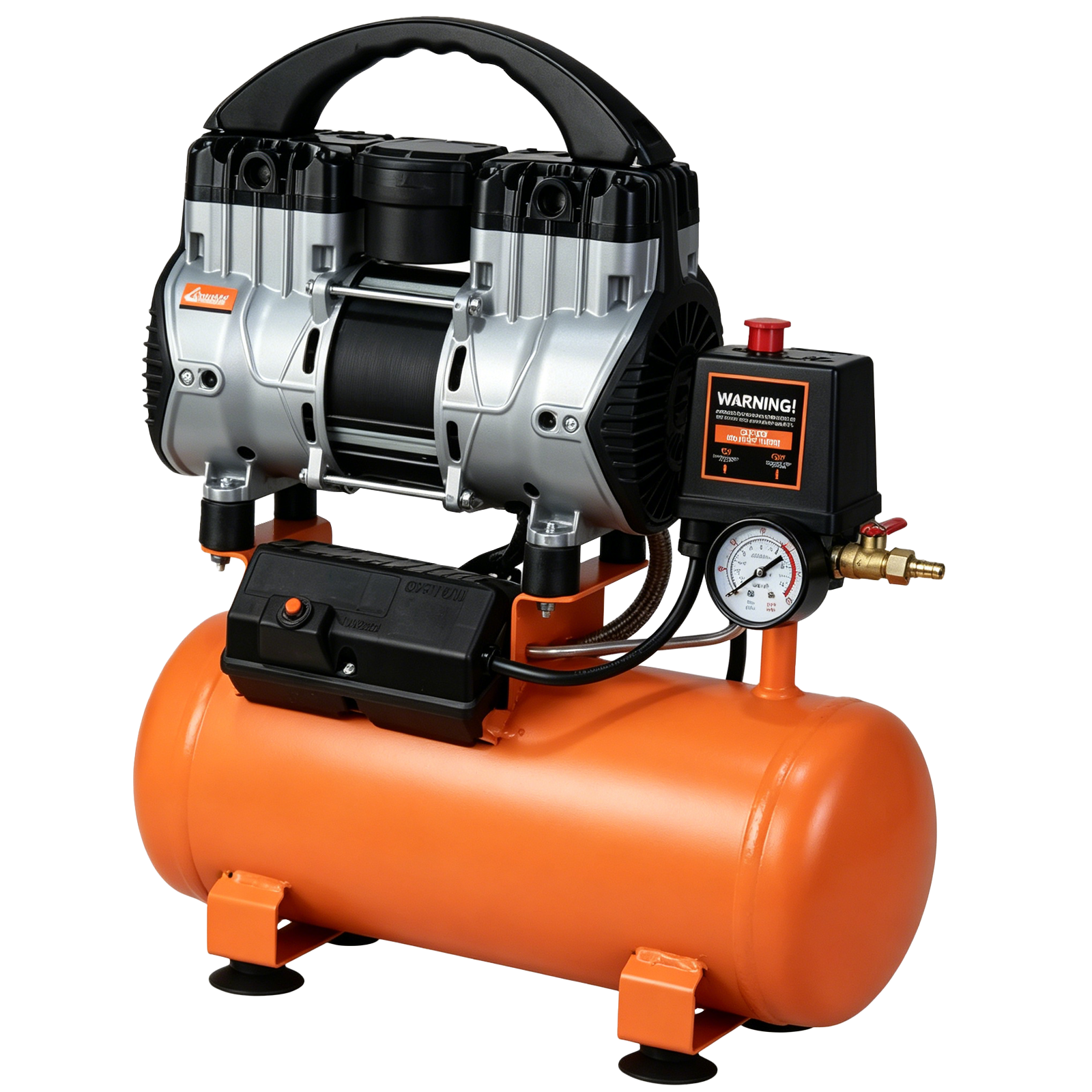 Quiet Low Noise Oil-Free Air Compressor