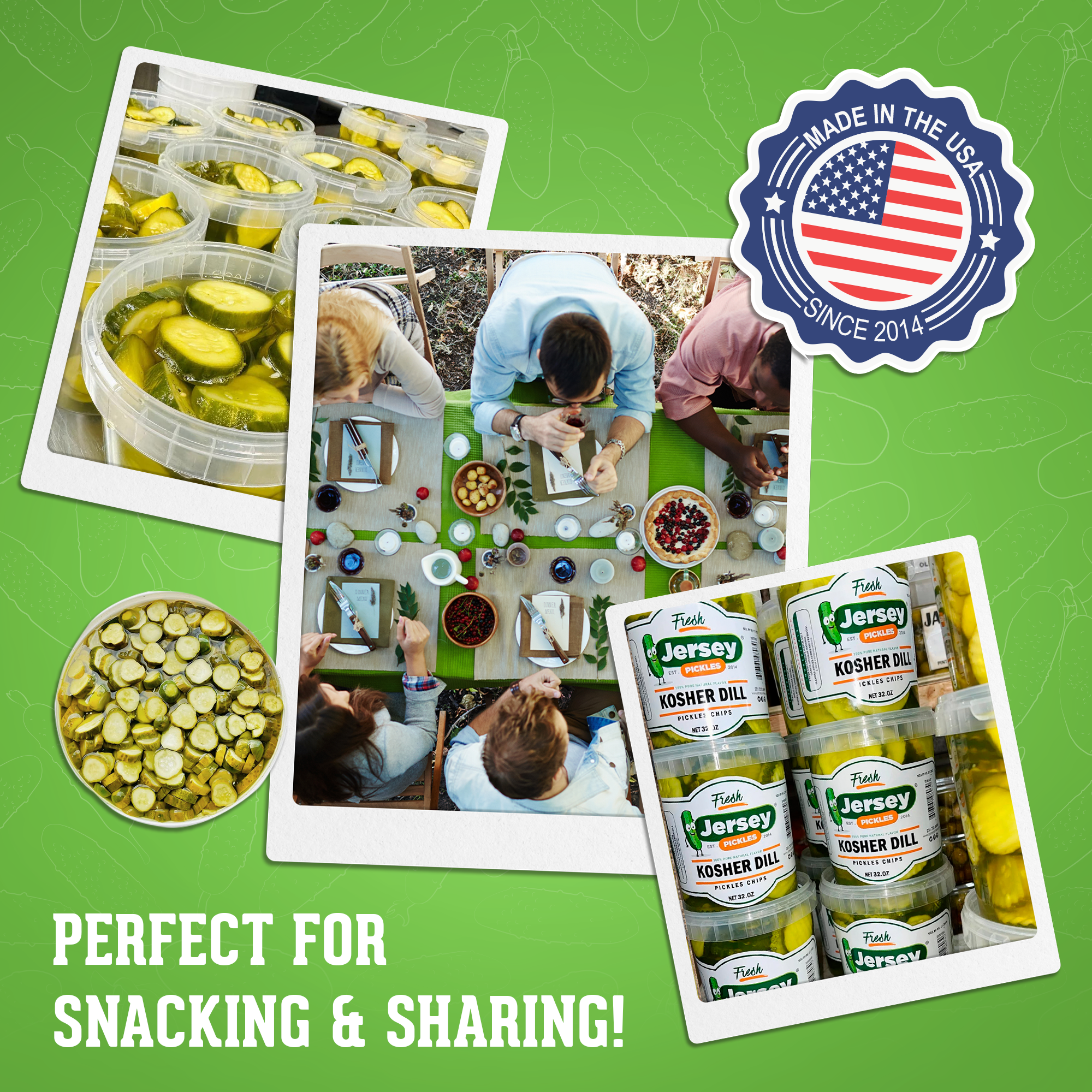Kosher Dill Pickle Chips