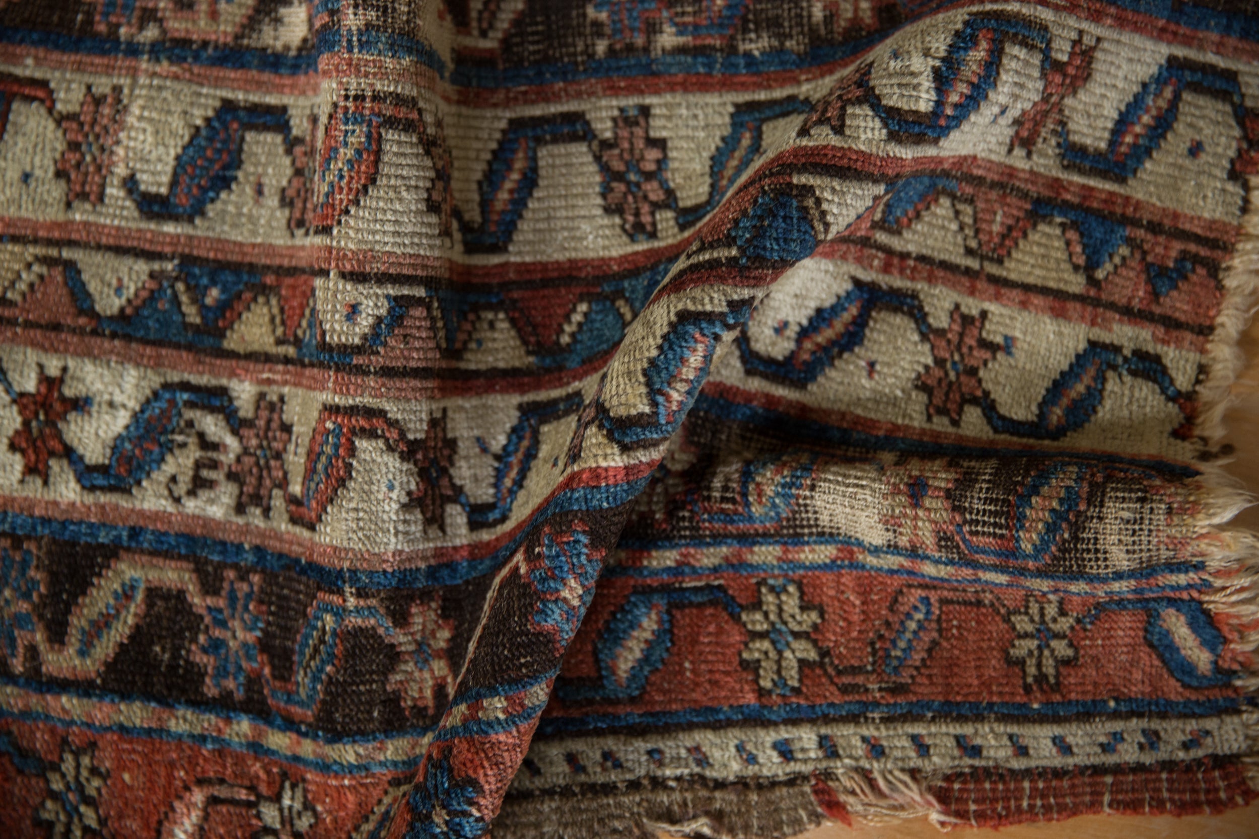 1.5x2.5 Antique Fragment Anatolian Rug Mat