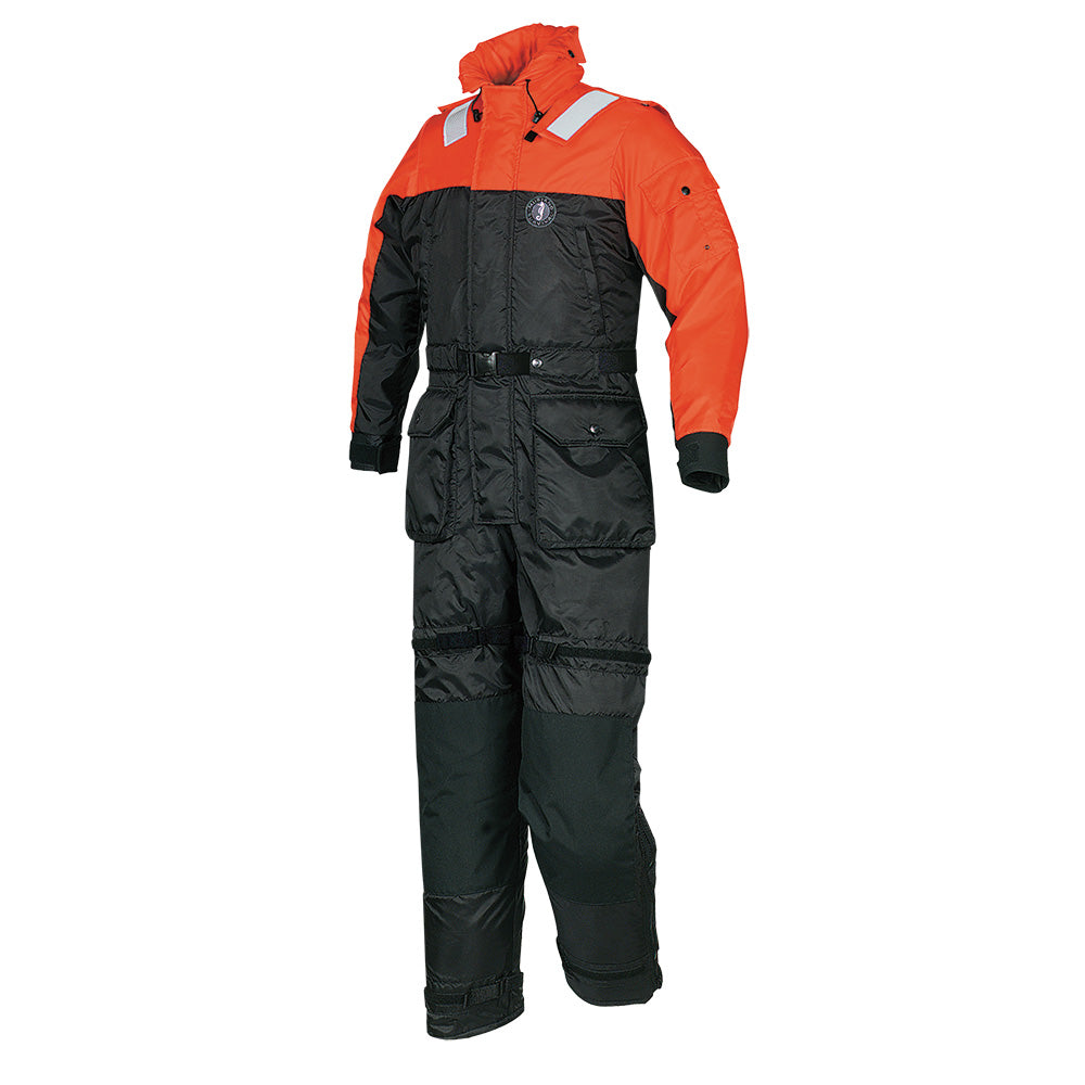 Mustang Deluxe Anti-Exposure Coverall  Worksuit GS Version - Orange/Black - XS [MS2175GS-33-XS]