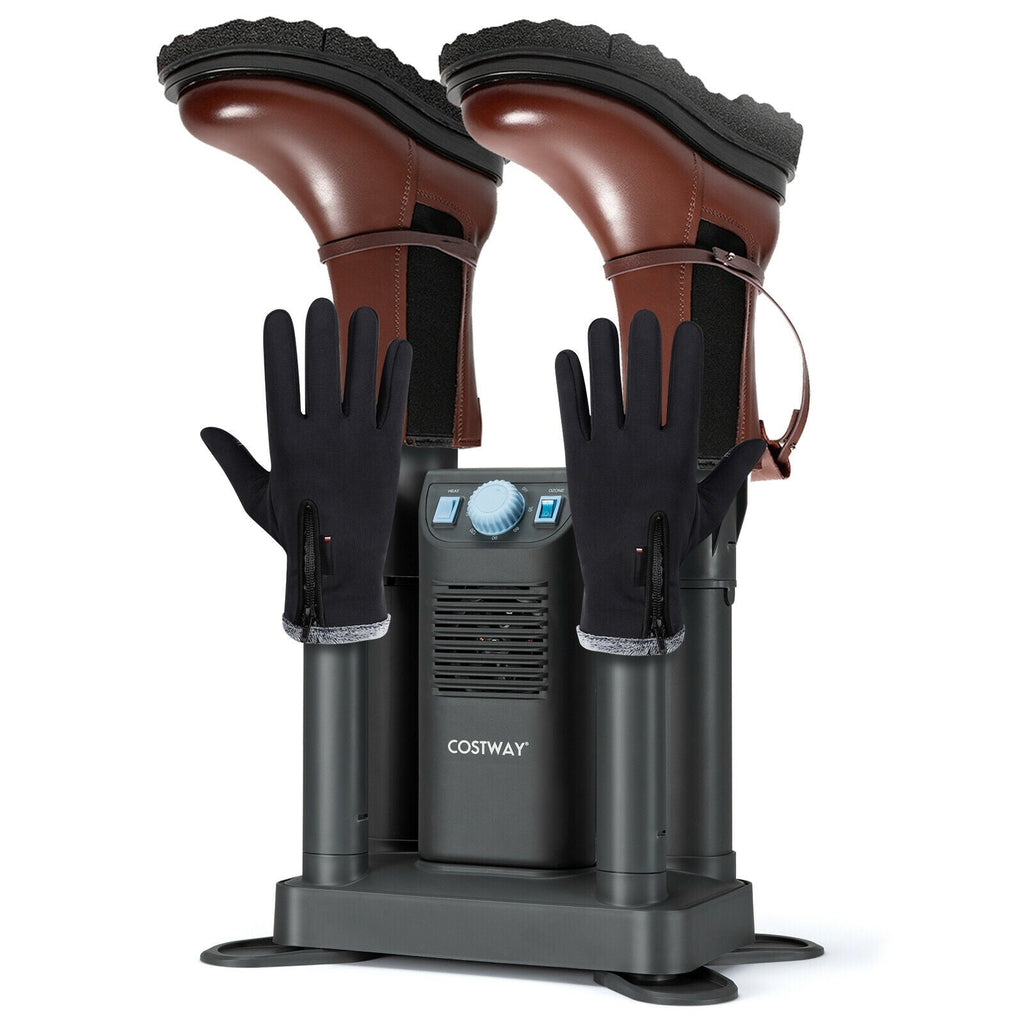 Electric Shoe Boot Dryer 4 Shoes with 180 Mins Timer Ozone Disinfection