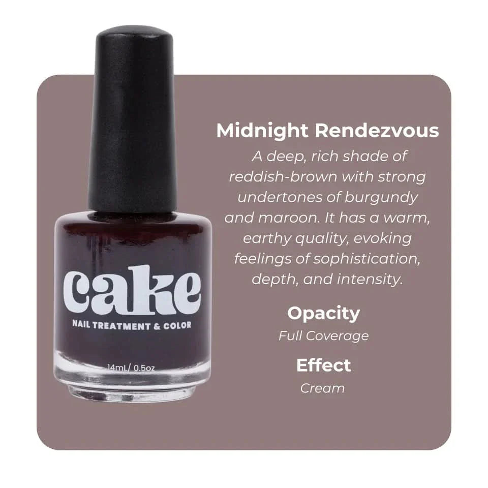 CAKE Nail Strengthening Polish - Midnight Rendezvous