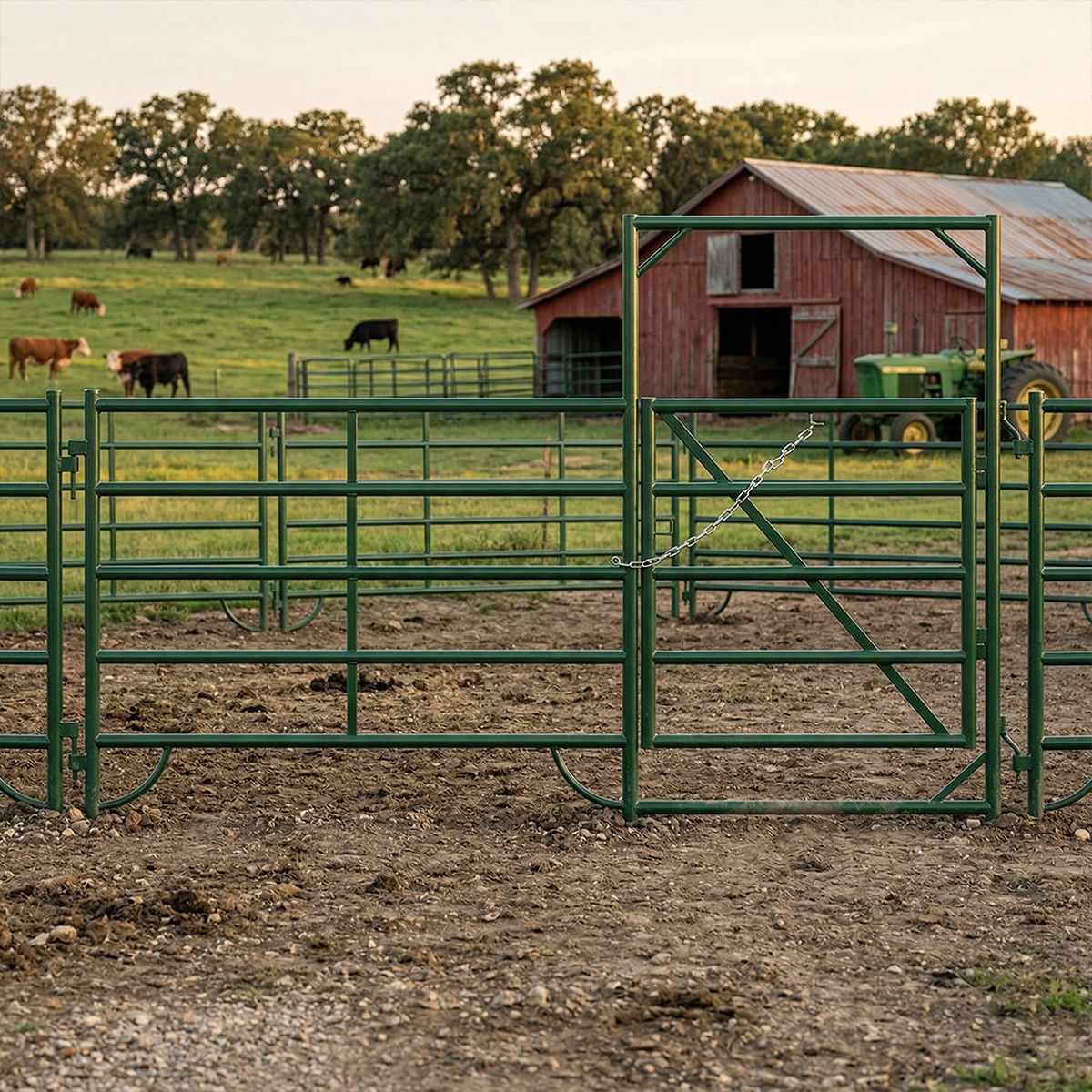 10x5 ft Cattle Panels Livestock Fence Panels, 28pcs