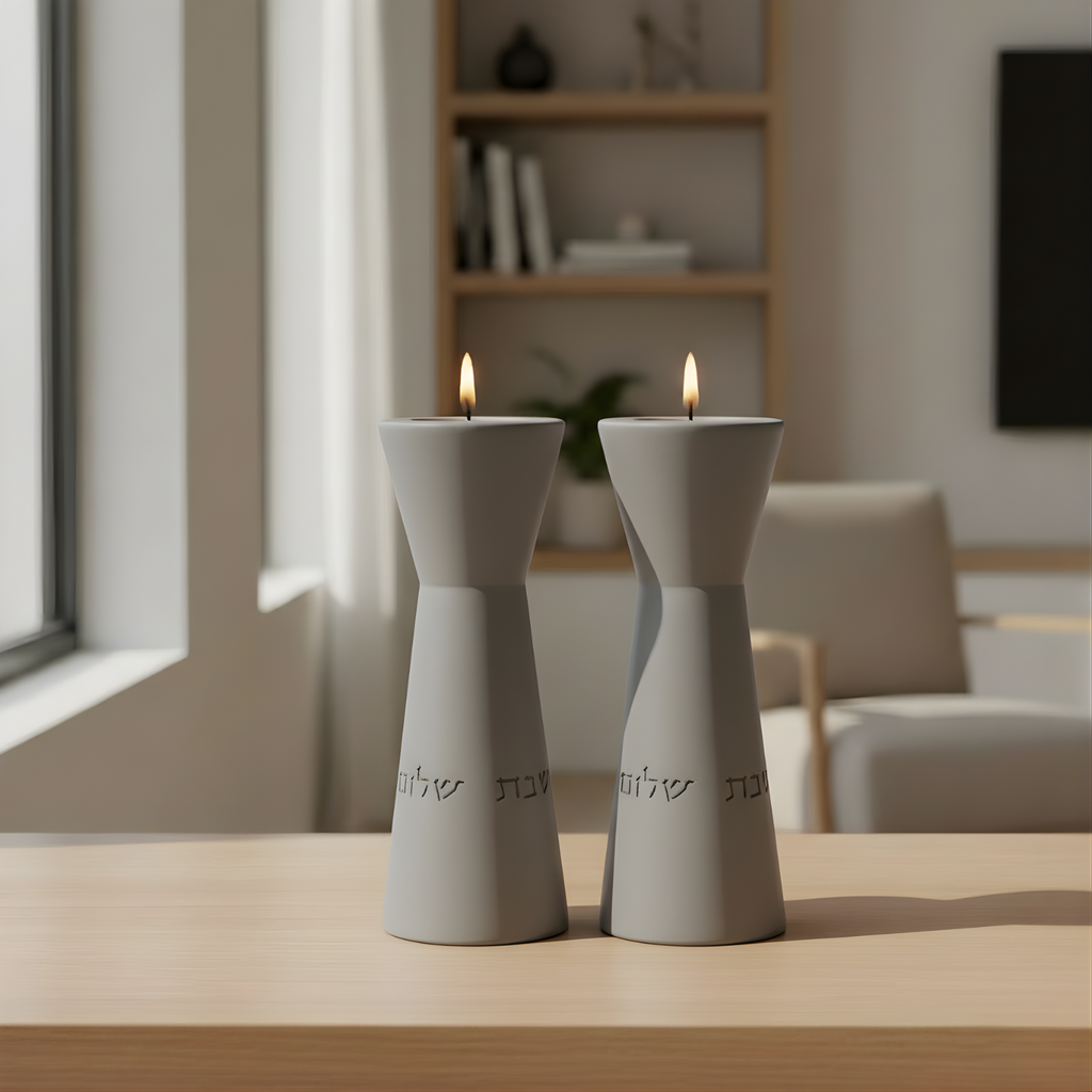 Luxury Handcrafted Judaica Home Decor Set – City Spirit Series