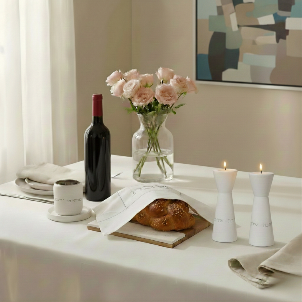 Luxury Handcrafted Judaica Home Decor Set – City Spirit Series
