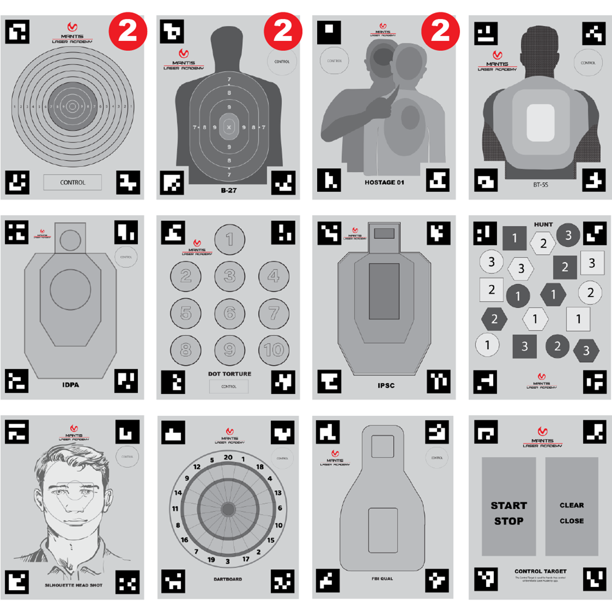 Mantis Targets | Smart Laser Targets for Practice & Training