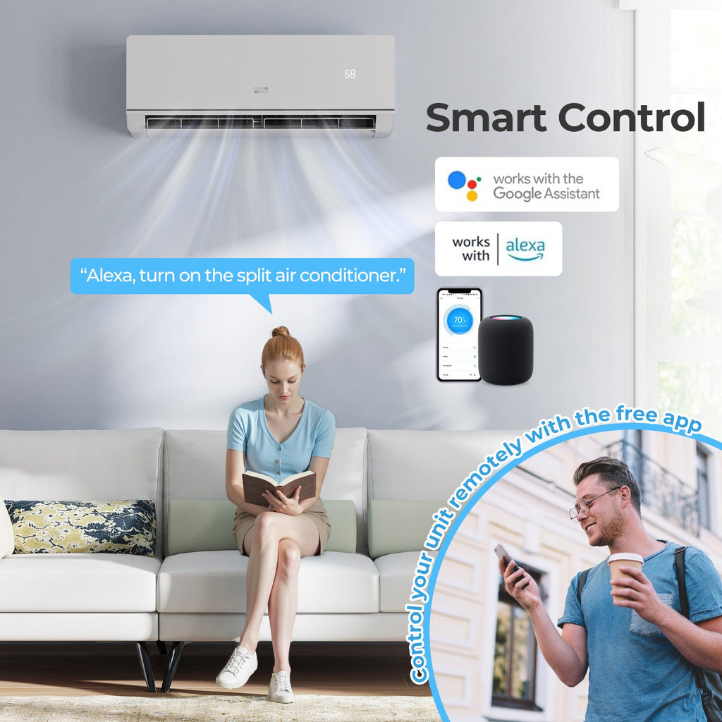 SEERXtreme Series ENERGY STAR Certified 12000 BTU 24 SEER2 208-230V Mini Split Heat Pump Heating at -15¬∞F
