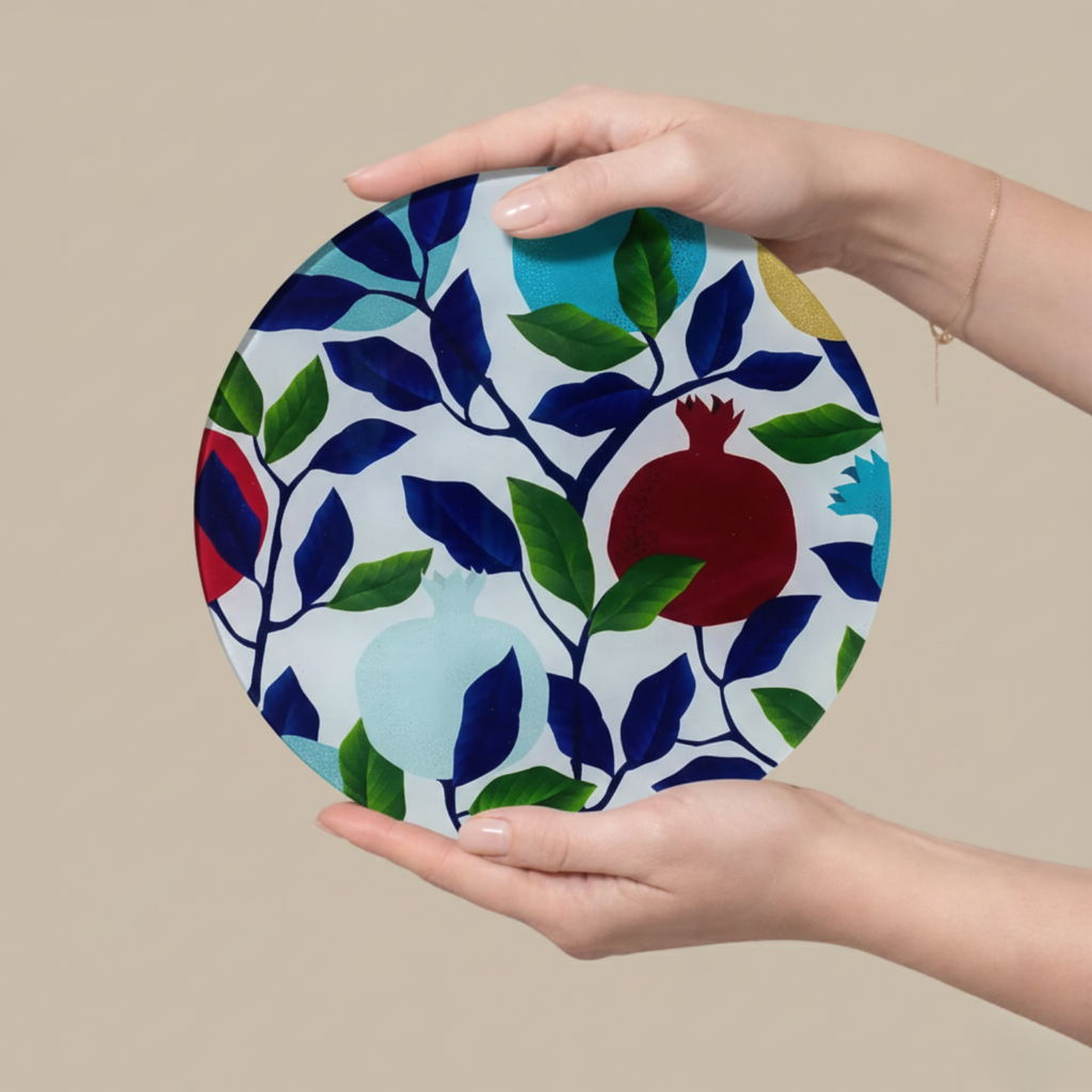 Colorful & Chic Jewish Gift Set: Modern Judaica – Rimon Glam Series