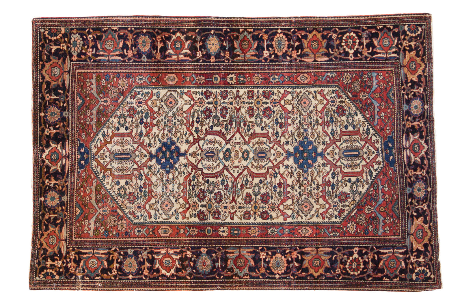 3x5 Antique Fine Farahan Sarouk Rug