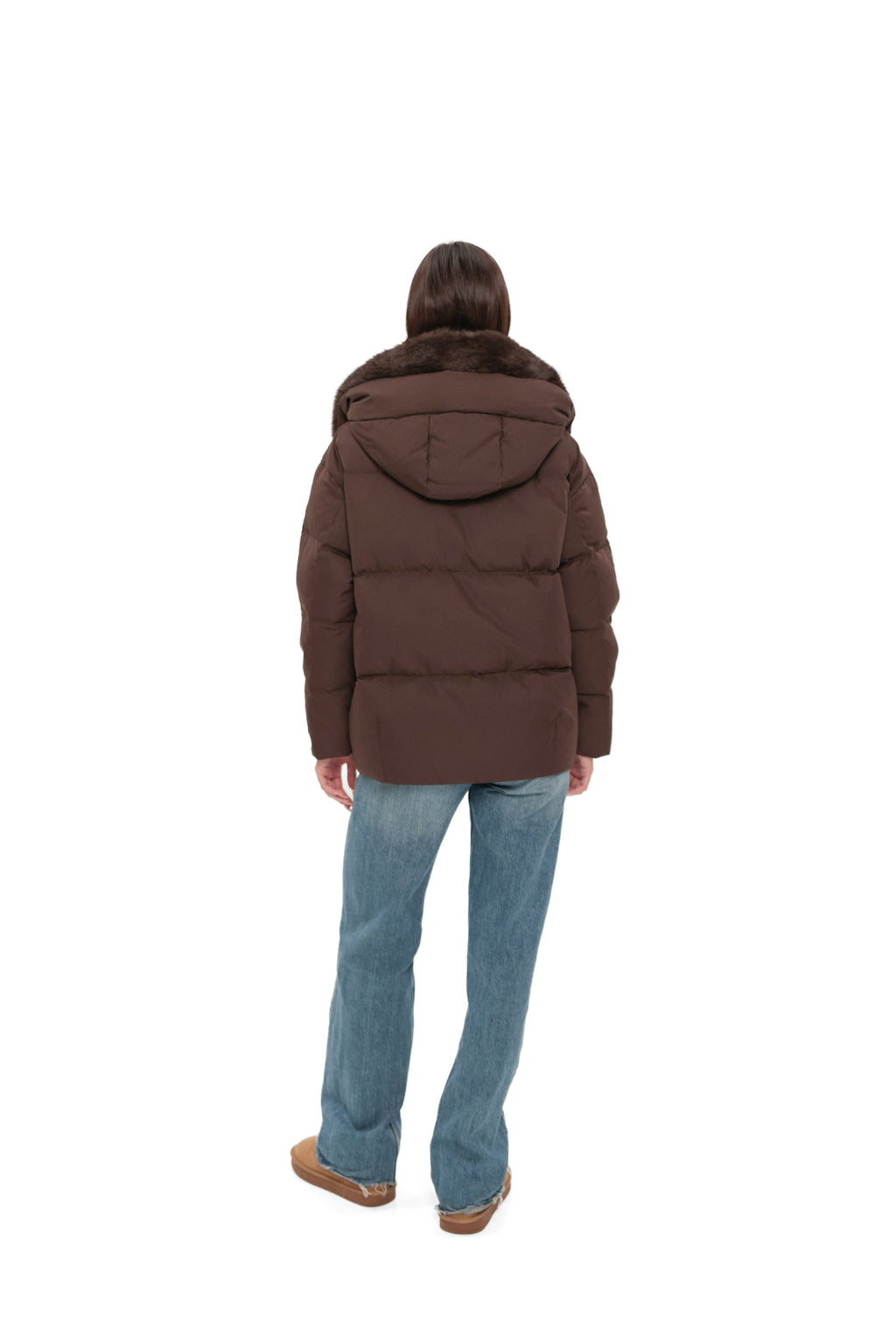 Michelle Genuine Fur Trim Down Parka