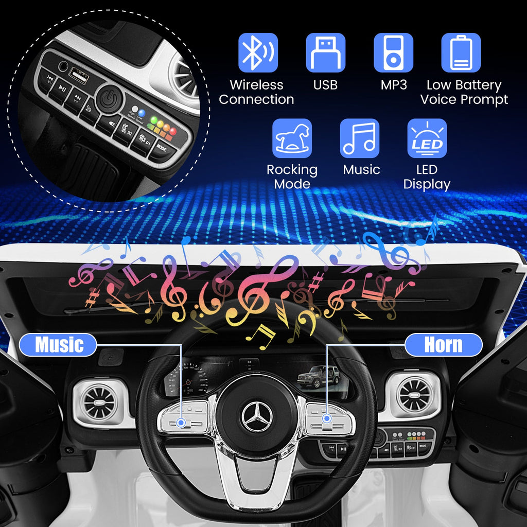 12V Battery Powered Mercedes-Benz G500 Kids Ride-on Car