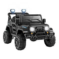 12V Kids Ride on Truck Car with Remote Control Threaded Wheels and 3 Speeds