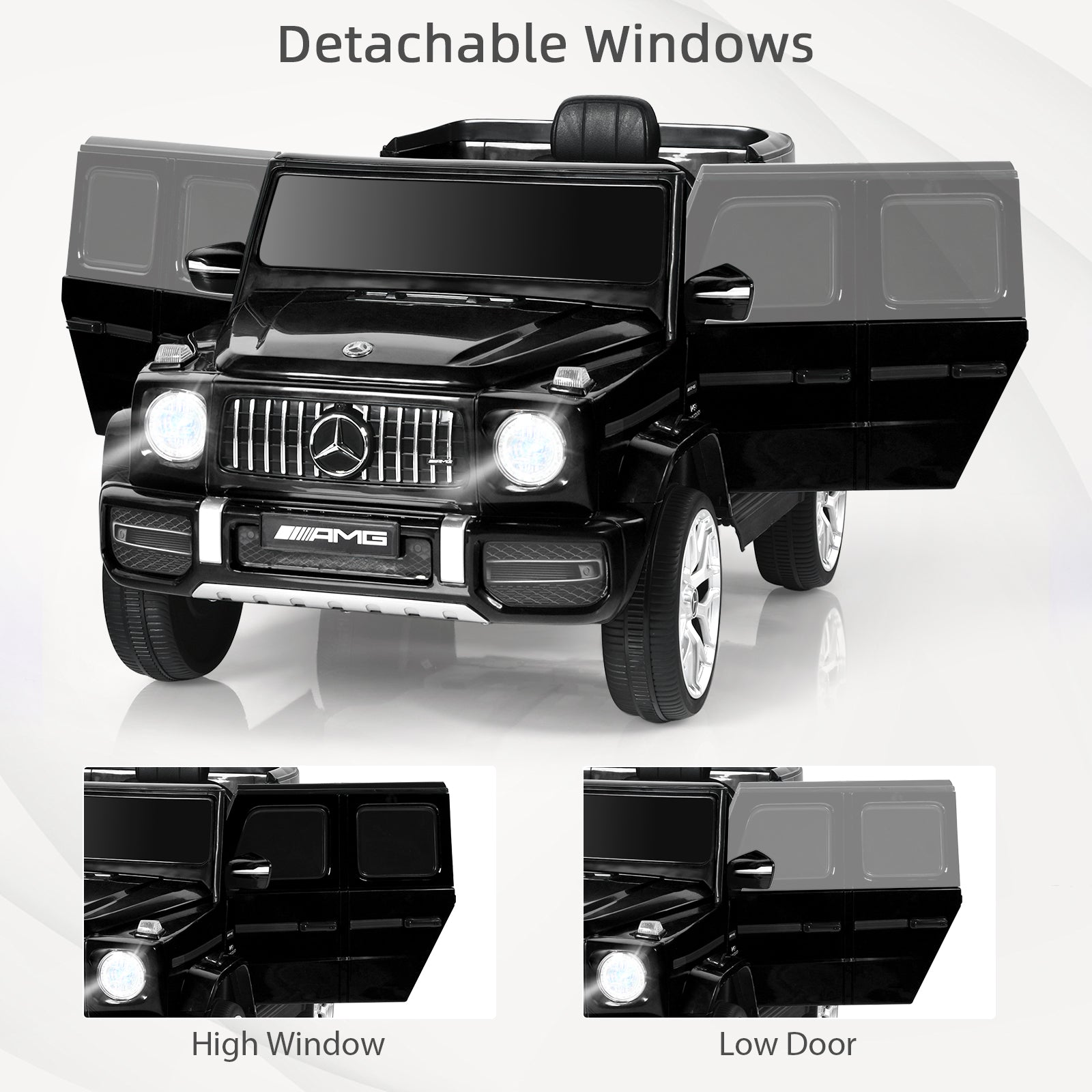 12V Mercedes-Benz G63 Licensed Kids Ride On Car with Remote Control