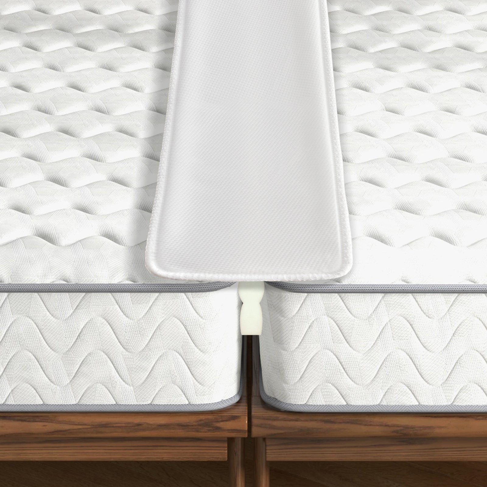 9 Inch Wide Bed Bridge Twin to King Converter Kit with Strap