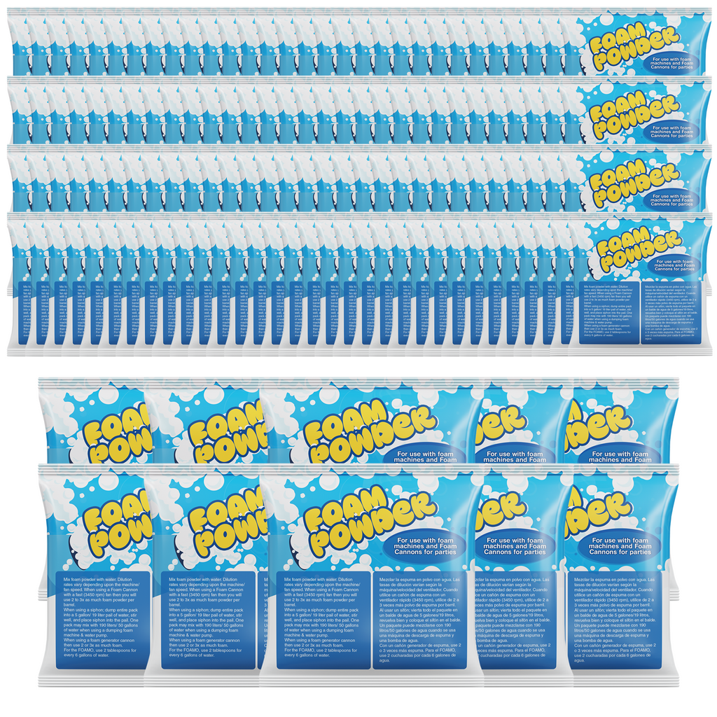 FOAM POWDER PACKS $15 ea. 160 POWDER PACKS (3 Free Super E Foam Units incl.)
