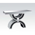 Nysa - Console Table With Faux Crystals - Mirrored