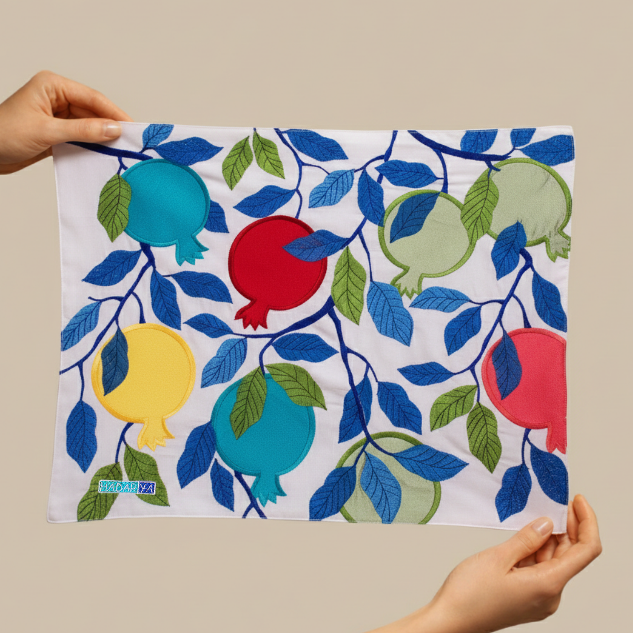Elegant Embroidered Challah Cover – Rimon Glam Series