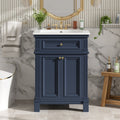 24'' Vintage Elegance Bathroom Cabinet with Ceramic Sink