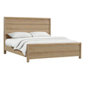 Contemporary Style Panel Bed