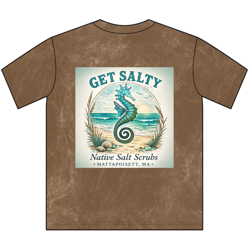 Get Salty — Vintage Mineral Wash Crewneck Tee